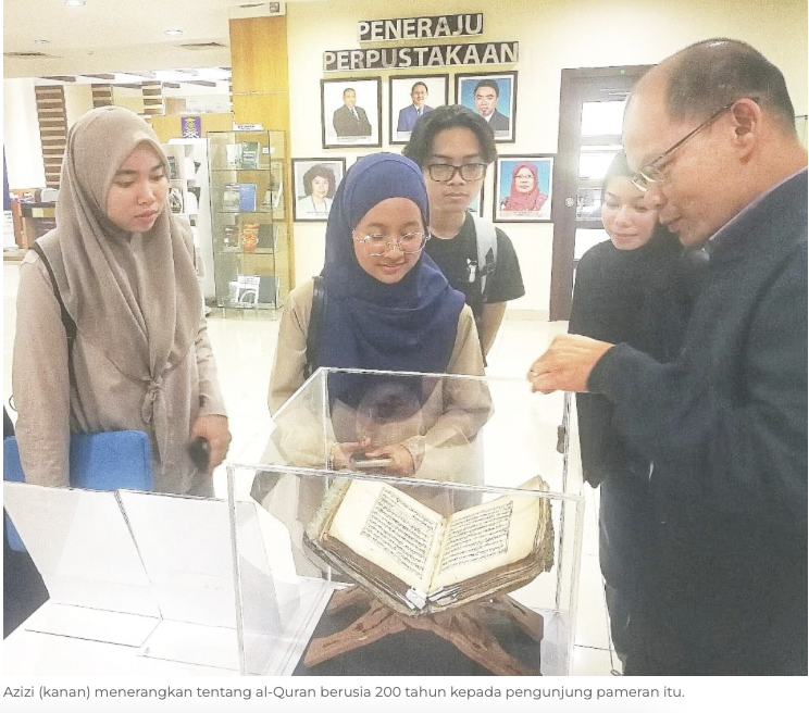 Al-Quran tulisan tangan berusia 200 tahun jadi tumpuan